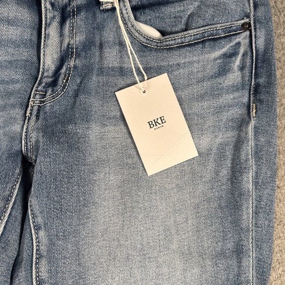 BKE Stella Jeans Womens 28L 28x34 Medium Wash Bootcut Slim Fit Low Rise Stretch - Picture 4 of 8